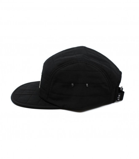Huf black 5 panel cap Huf Huf black 5 panel cap Huf